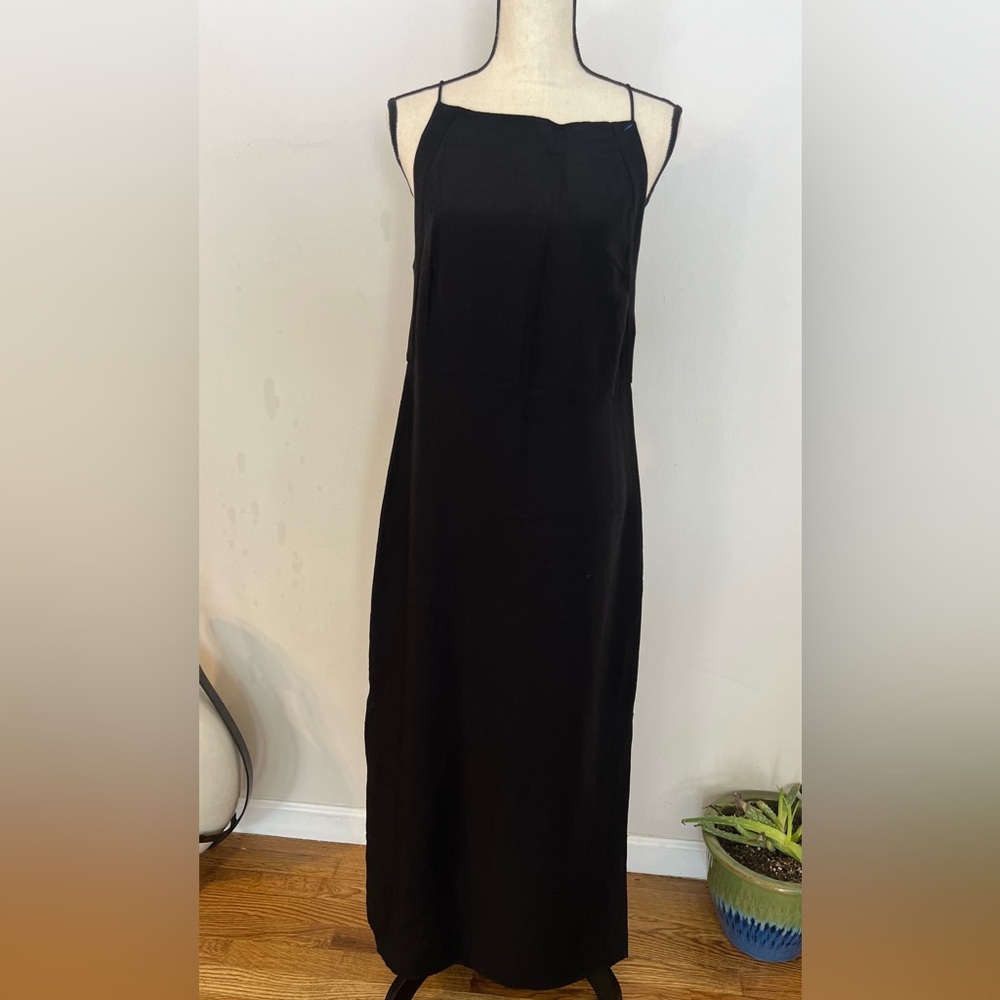 Zara Chic Black Strapless Gown